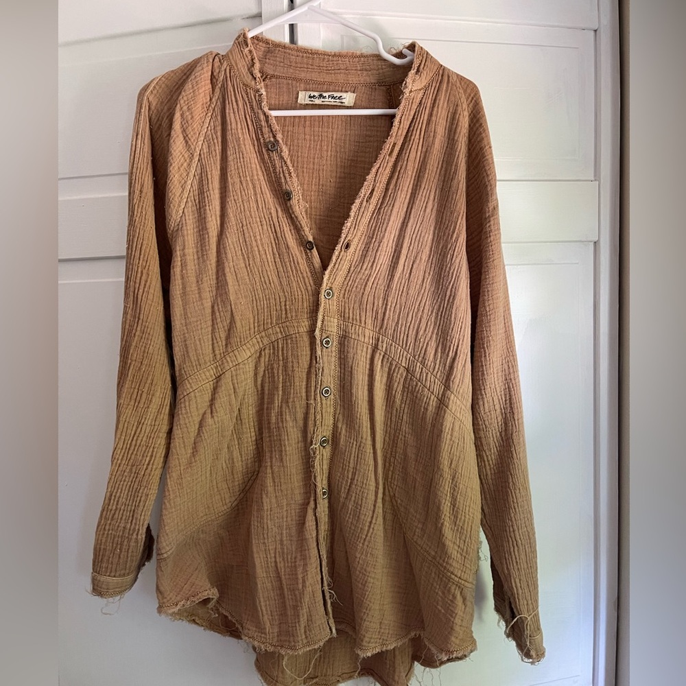 Free People summer daydream buttondown